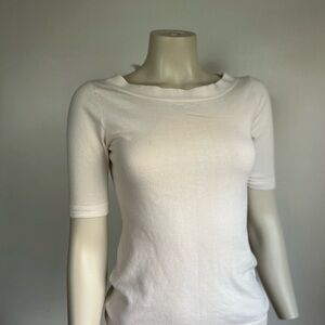 Ann Taylor L Elegant White Women's Top